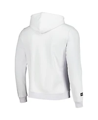 Freeze Max Men's White Peanuts Snoopy Loves Flowers Pullover Hoodie
