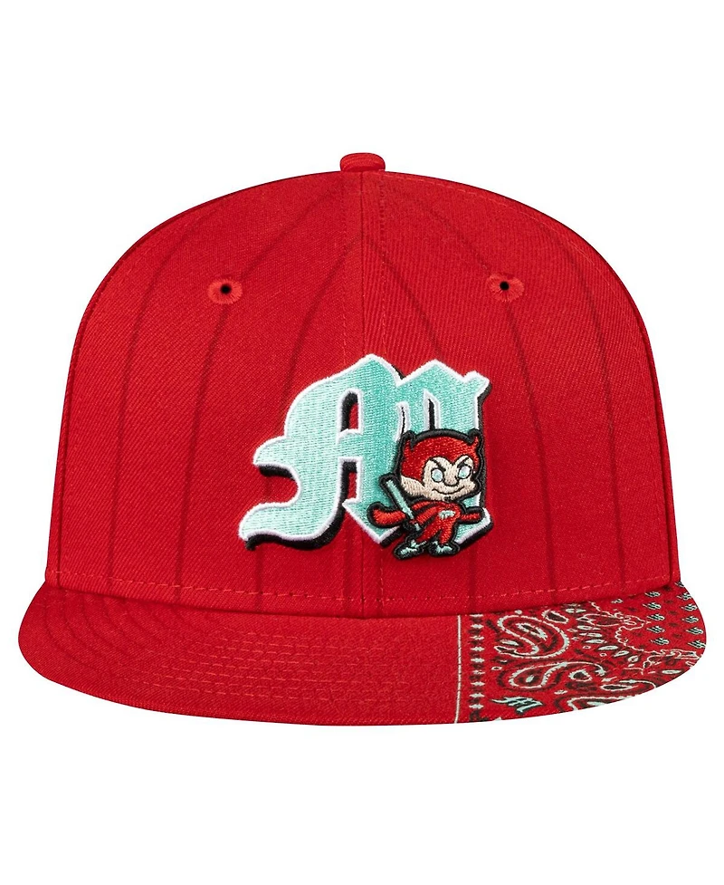 New Era Men's Red Mexico Diablos Mexico League On Field 59FIFTY Fitted Hat