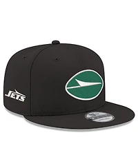 New Era Men's Black New York Jets Standard 9FIFTY Snapback Hat