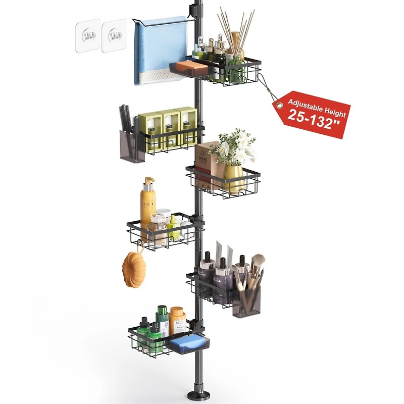 Sugift 2-1 Portable Vertical 2-Tier Clothes Drying Rack