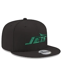 New Era Men's Black New York Jets Standard 9FIFTY Snapback Hat