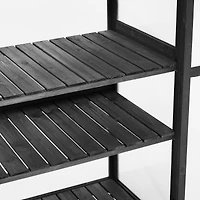 Streamdale 62" Wood Balcony Cold Frame with Wheels and Shelves