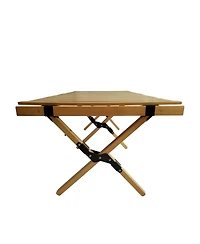 Streamdale Furniture Wooden Foldable Portable Patio Dining Table