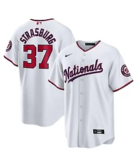 Nike Men's Stephen Strasburg White Washington Nationals Home Replica Jersey