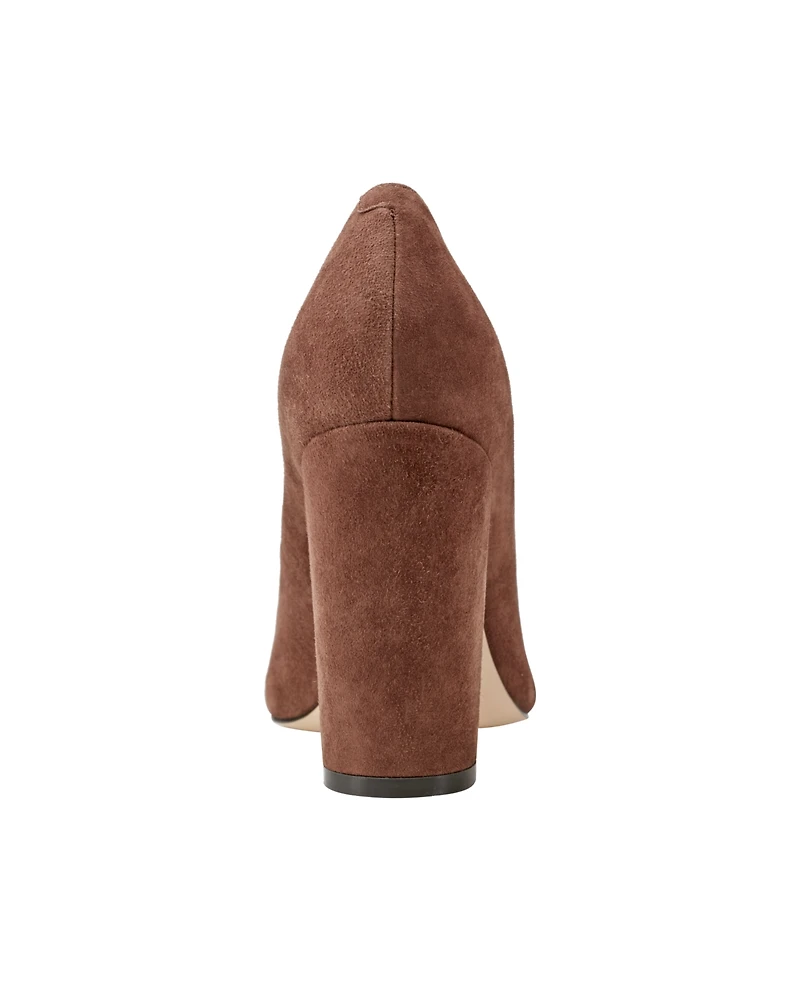 Marc Fisher Ltd Women's Abilene Block Heel Pointy Toe Dress Pumps