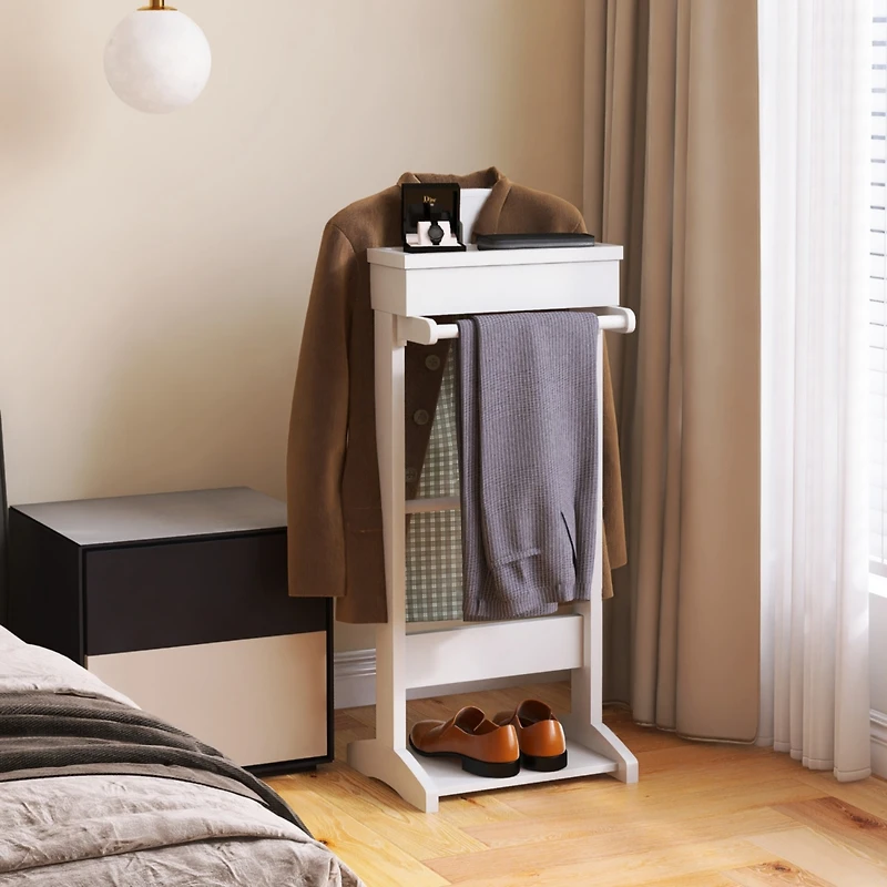 Streamdale Portable Garment Rack with Storage