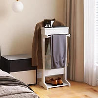 Streamdale Portable Garment Rack with Storage