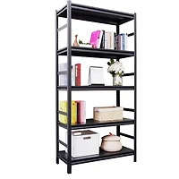 Streamdale Furniture 5-Tier Adjustable Metal Shelving - 2000 Lbs Load, H63 x W31.5 x D15.7