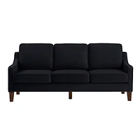 Streamdale Furniture Modern Velvet 3-Seat Sofa with Removable Cushions