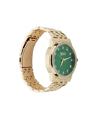 American Exchange Men's Crystal Bracelet Watch 46mm Gift Set