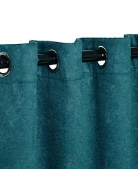 Superior Senna Textured Curtain Set of Panels with Grommet Header