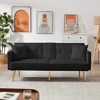 Simplie Fun Velvet Sofa Bed