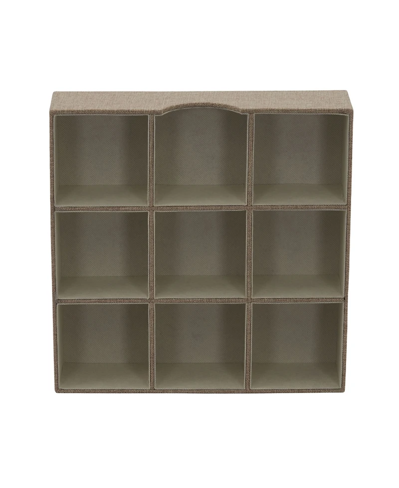 Household Essentials Drawer Organizer Tray, 9 Square Compartment