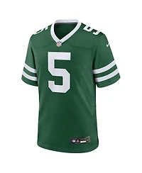 Nike Men's Garrett Wilson Legacy Green New York Jets Game Jersey