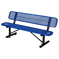 Streamdale 6 Ft. Outdoor Steel Bench With Backrest