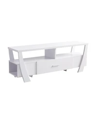 Streamdale Tv Stand White for Home or Office Use