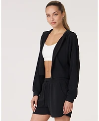 Rebody Active Women's Retreat Waffle Zip Up Jacket