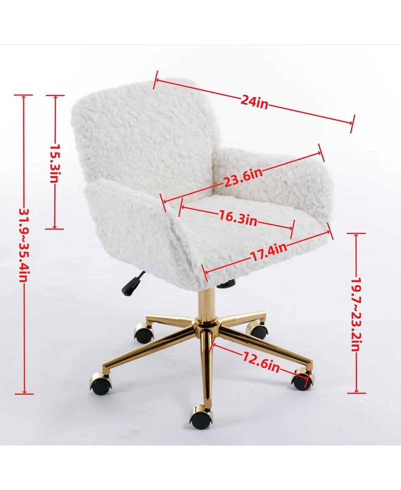 Streamdale Furniture Cozy Artificial Alpaca Wool Recliner with Adjustable Support