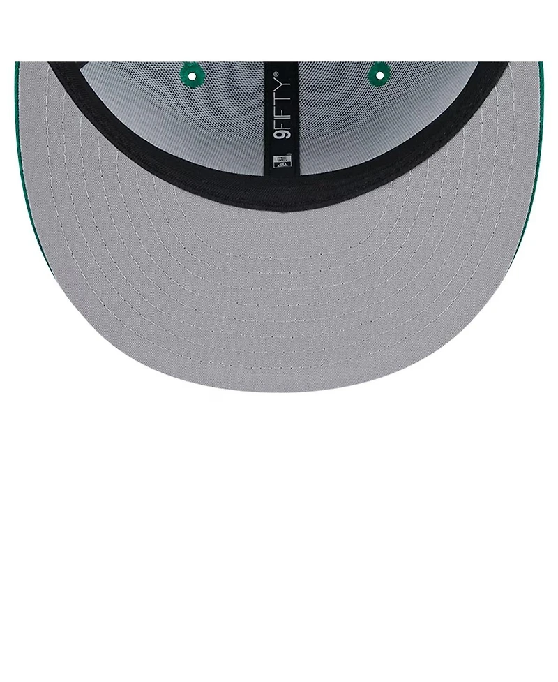 New Era Men's Kelly Green Boston Celtics Evergreen Meshback 9FIFTY Snapback Hat