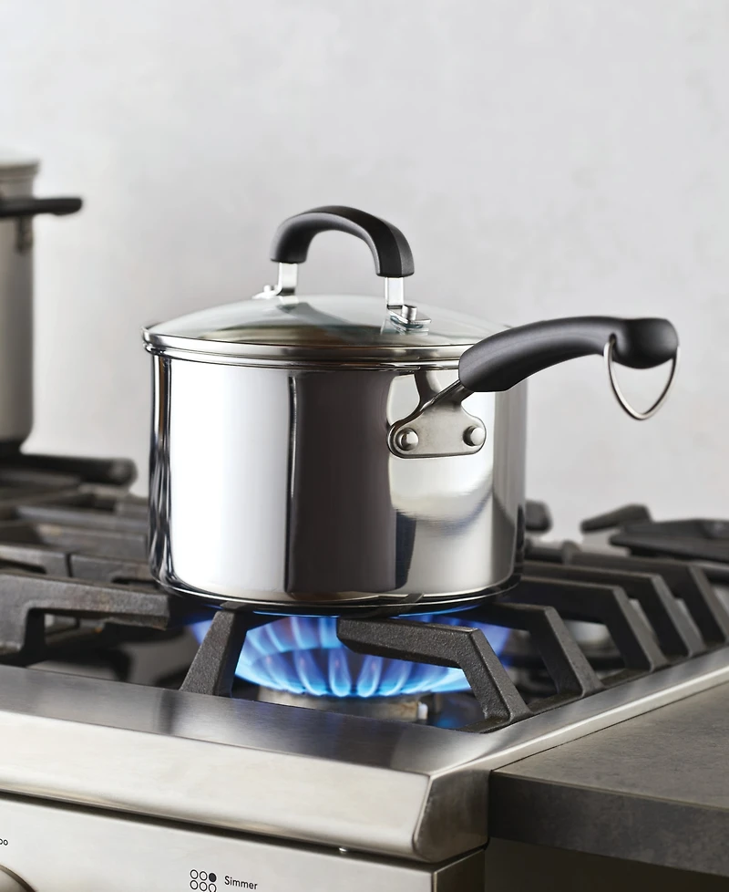 Farberware Brilliance Stainless Steel 3-Qt. Saucepan with Lid
