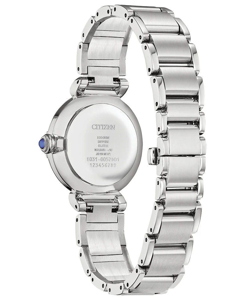 Citizen Eco-Drive Mae Women's Diamond Accent Stainless Steel Bracelet Watch 30mm