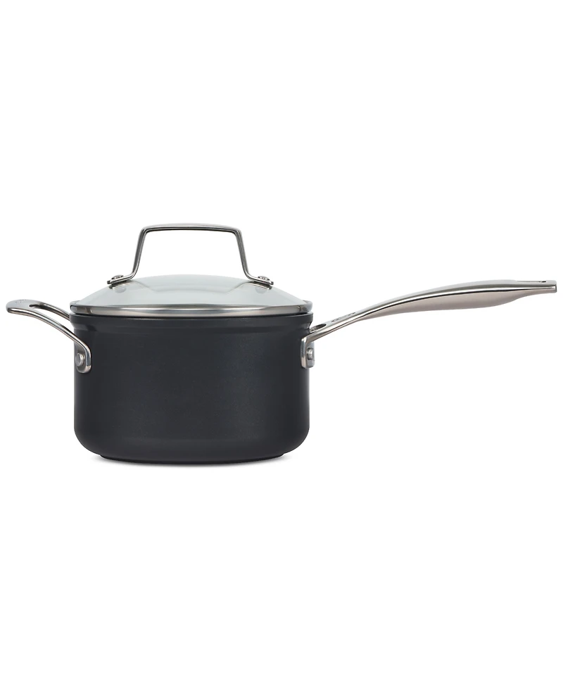 Le Creuset Essential Nonstick Ceramic 2-Qt. Saucepan with Glass Lid