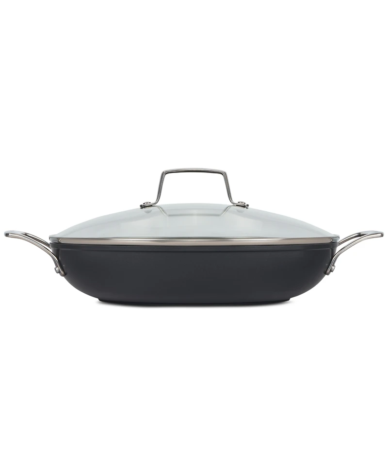 Le Creuset Essential Nonstick Ceramic 3.9-Qt. Shallow Braiser with Glass Lid