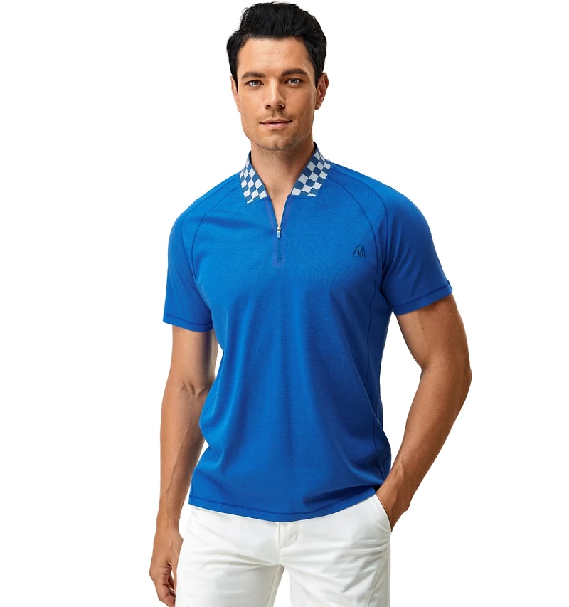 Bellemere Men s Checkered Collar Top