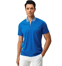 Bellemere Men s Checkered Collar Top