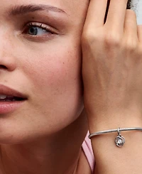 Pandora Sterling Silver Birthday Circle Stone Dangle Charm