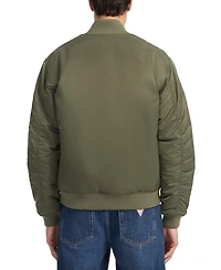 Guess Jeans Men's Water-Repellent Full-Zip Bomber Jacket