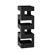 vidaXL Umbrella Stand Tetris Steel Black