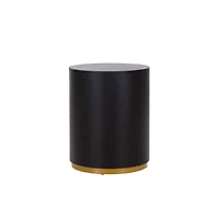 Simplie Fun Round Coffee Table Side Table For Living Room Fully Assembled