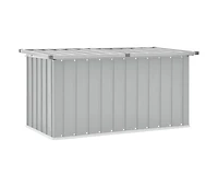 vidaXL Patio Storage Box Gray 50.8"x26.4"x25.6"