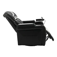 Simplie Fun Power Recliner with Swivel, Tray Table, Phone Holder