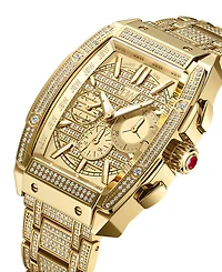 Jbw Men's Echelon Platinum Series Diamond (3 ct. t.w.) 18K Gold-Plated Stainless Steel Watch, 41Mm