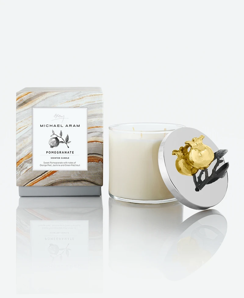 Michael Aram Pomegranate Candle Gold