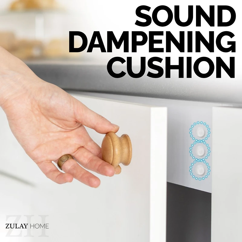 Zulay Kitchen Cabinet Bumpers Clear Adhesive Pads 50-Pc