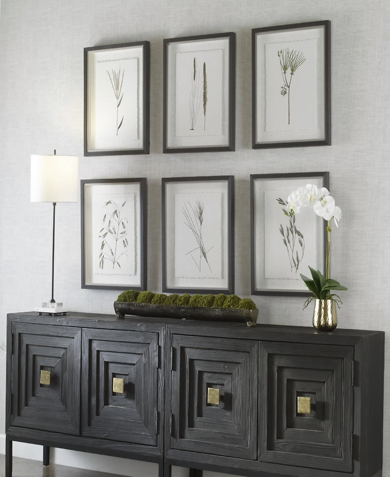 Uttermost Forest Finds Framed Prints Art, Set of 6
