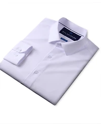 Dylan Park Men's Geometric Performance Stretch Button Down Dress Shirt