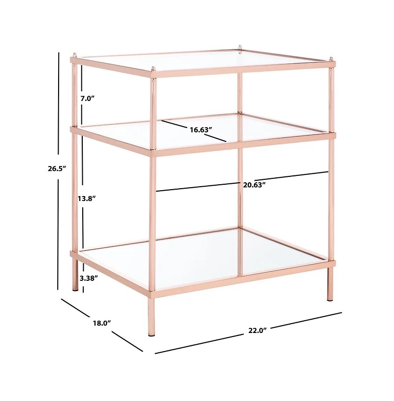 Noelia 3 Tier Accent Table