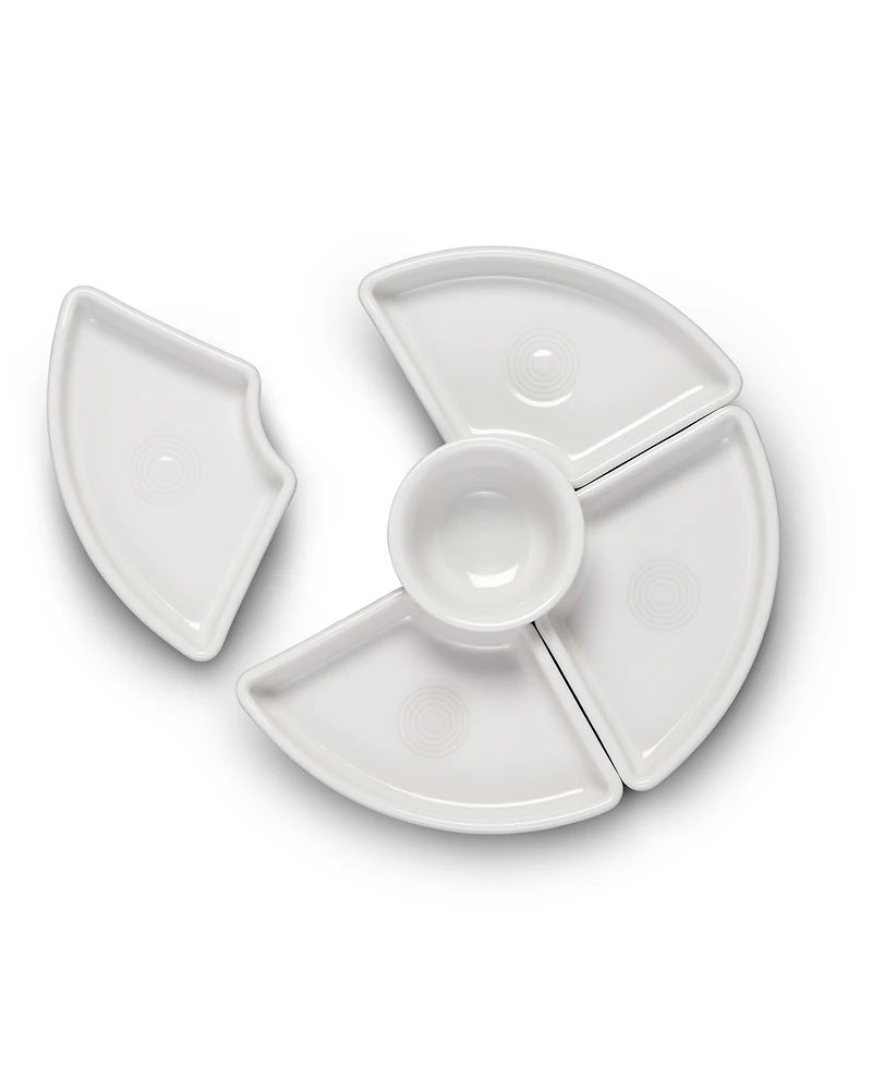 Fiesta 5 Pc. White Entertaining Set