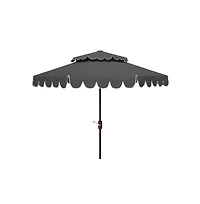 Safavieh Venice 9Ft Rnd Double Top Crank Umbrella