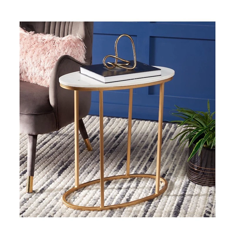 Safavieh Tage Marble Side Table