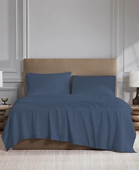 Purity Home Ultra-Light Cool Crisp 100% Cotton Percale -Pc. Sheet Set