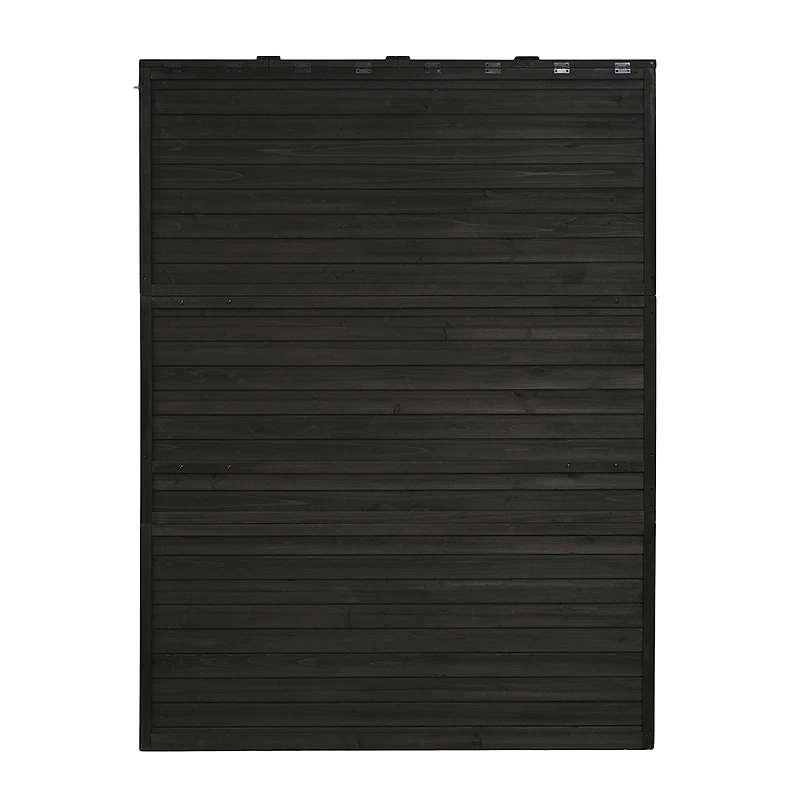 Simplie Fun 78" Wooden Greenhouse Cold Frame with Skylights, Shelves