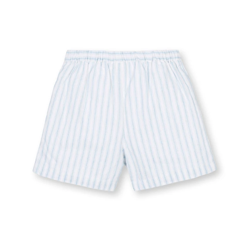 Hope & Henry Baby Girls Pull-On Flat Front Linen Short