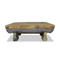 vidaXL Coffee Table Mixed Recycled Wood 35.4"x19.7"x13.8"