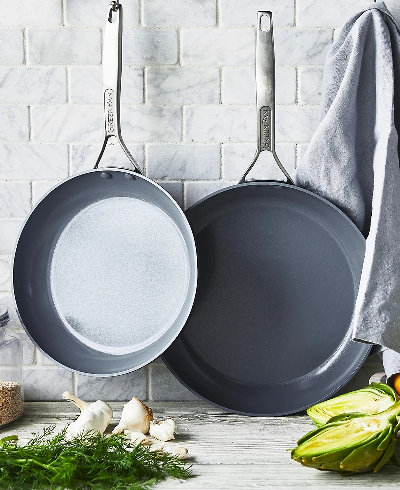 GreenPan Paris Pro 10" & 12" Ceramic Non-Stick Fry Pan Set