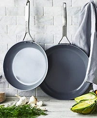 GreenPan Paris Pro 10" & 12" Ceramic Non-Stick Fry Pan Set